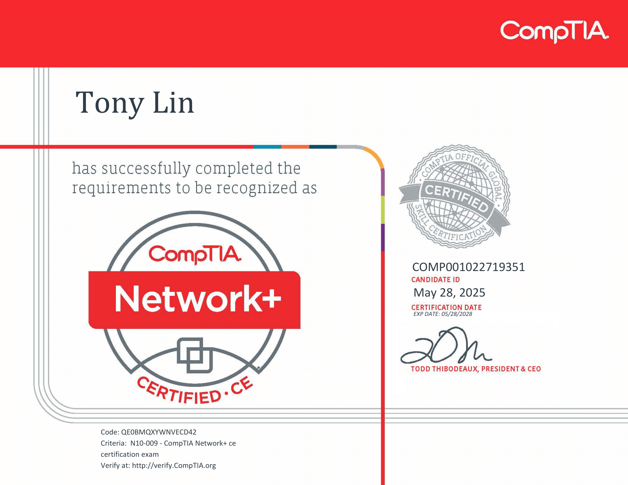 CompTIA Network+ Certification